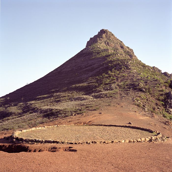 Teneriffa, Dreschplatz unterhalb des Roque Imoque